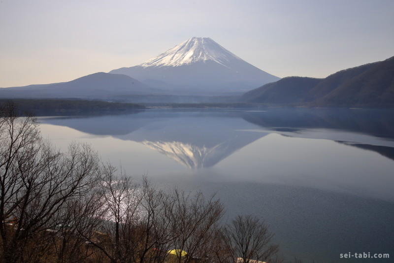 静岡県・田貫湖キャンプ場から眺める富士山＆国道139号線のドライブ
